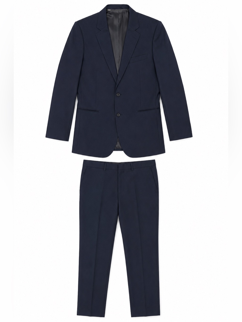 Holt Renfrew Samuelsohn Men's Navy 100% Wool Suit 42R